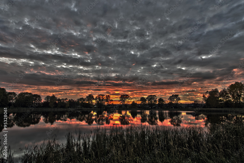 Fototapeta premium Mroczne niebo