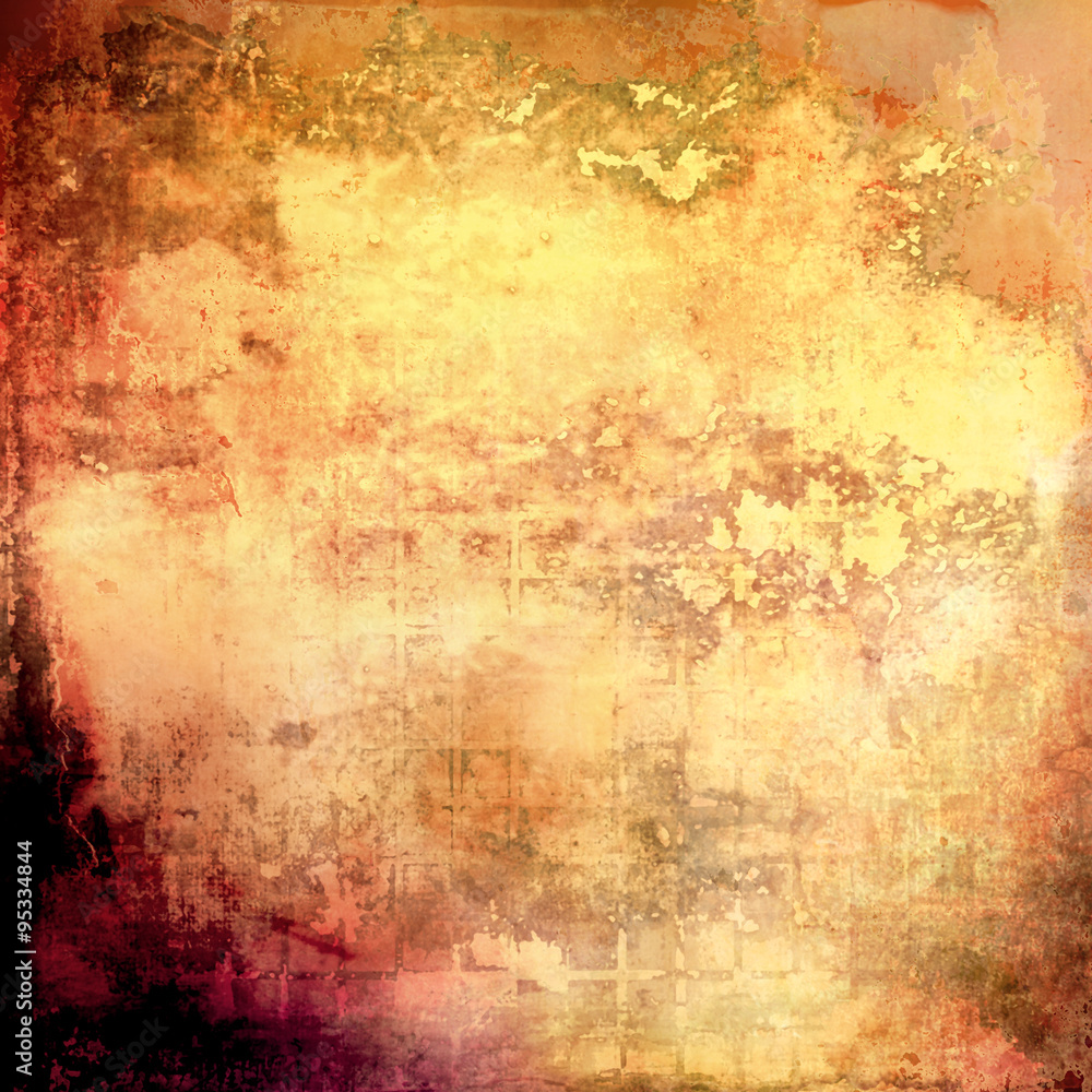 Fototapeta premium Abstract grunge background with retro design elements and different color patterns: purple (violet); blue; gray; green