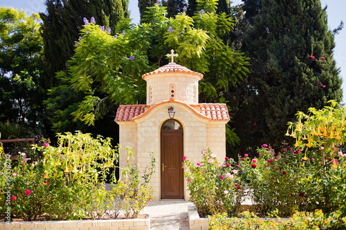 Beautiful chapel in Monastery of Saint George Alamanou  photo