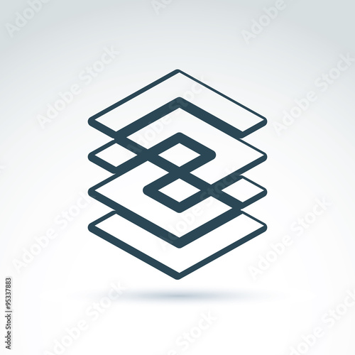 Abstract symbol, vector gra...
