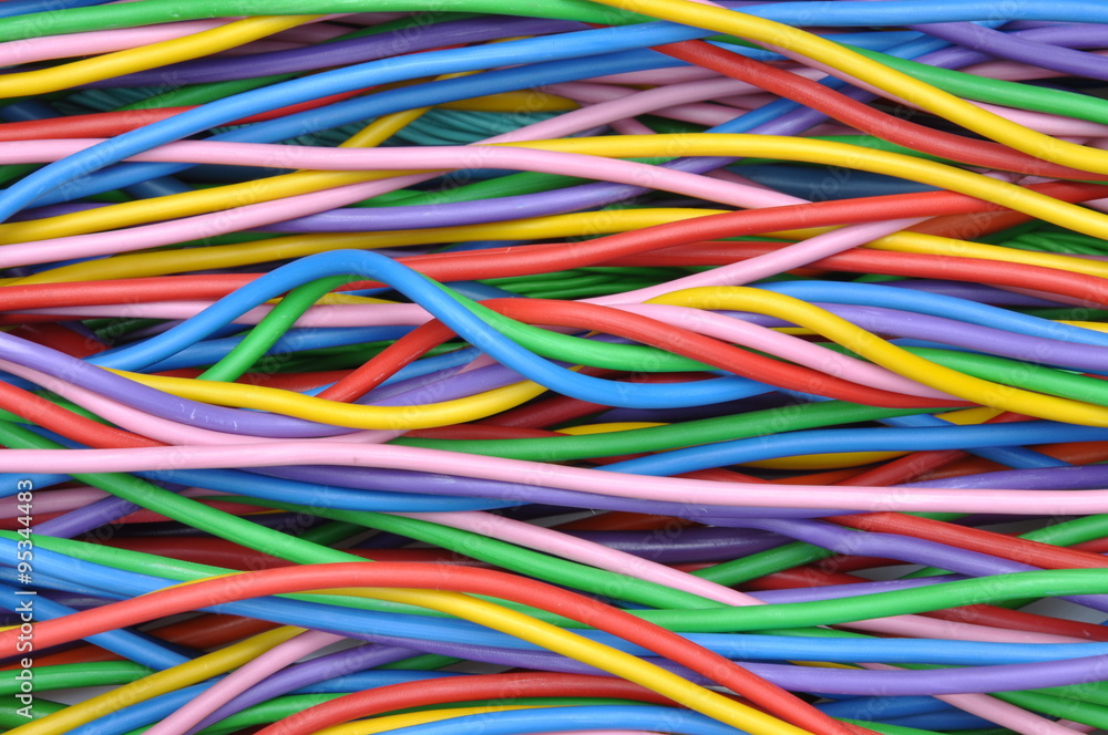 Colored wires and cables in electrical and telecommunication networks Colored wires and cables in electrical and telecommunication networks