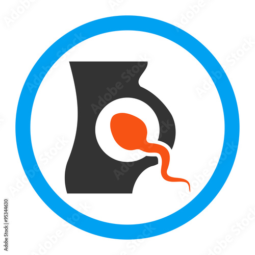 Artificial Insemination Rounded Vector Icon