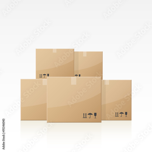 Cardboard boxes