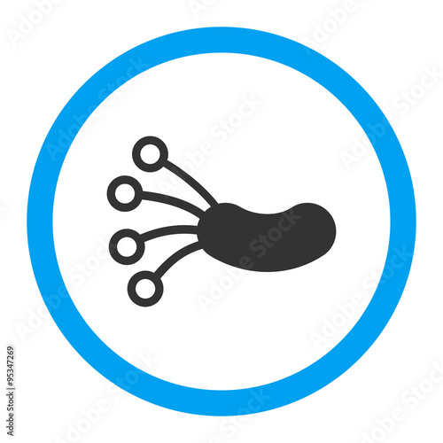 Infection Microbe Rounded Vector Icon