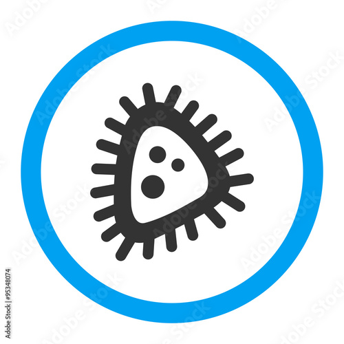 Micro Parasite Rounded Vector Icon