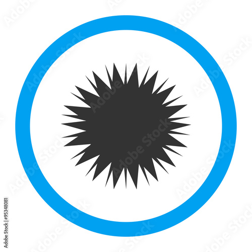 Microbe Spore Rounded Vector Icon