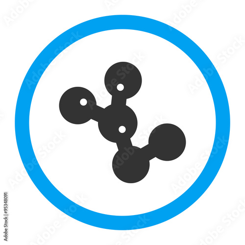 Microbes Colony Rounded Vector Icon