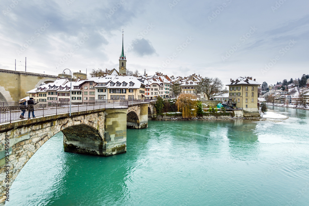 Bern im Winter, Schweiz
