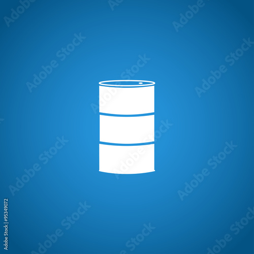 Simple icon barrels of oil.