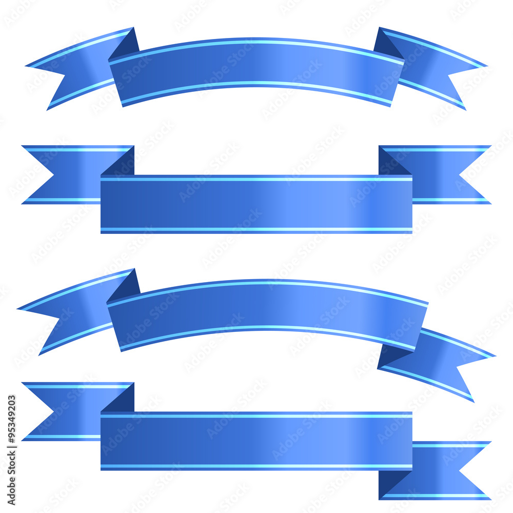 Ribbon set. Vector Illustration Ribbon set. Vector Illustration