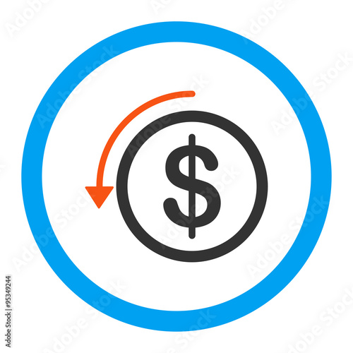 Refund Rounded Vector Icon