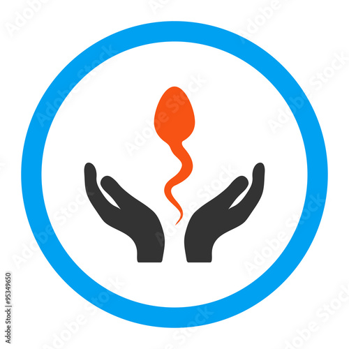 Sperm Care Rounded Vector Icon
