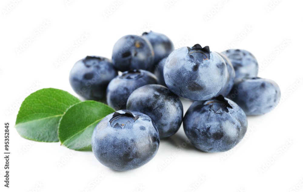 Fresh blueberries isolated on white Fresh blueberries isolated on white