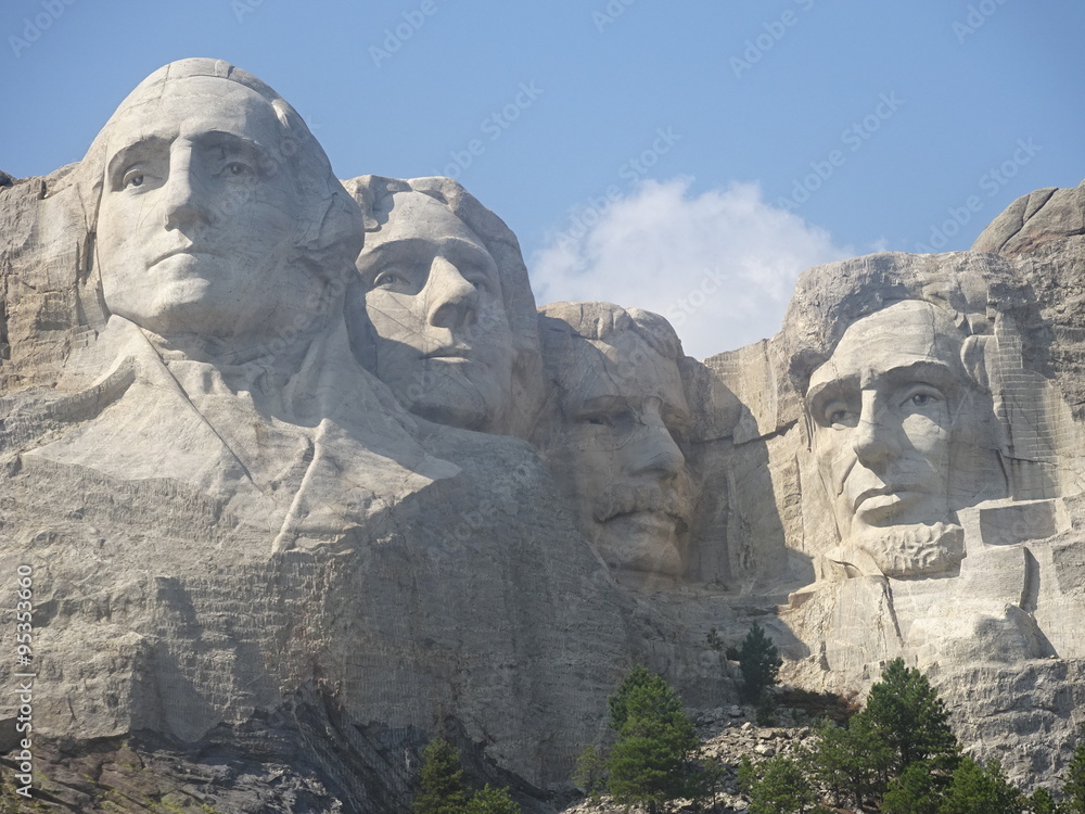 Les 4 têtes du Mont Rushmore
