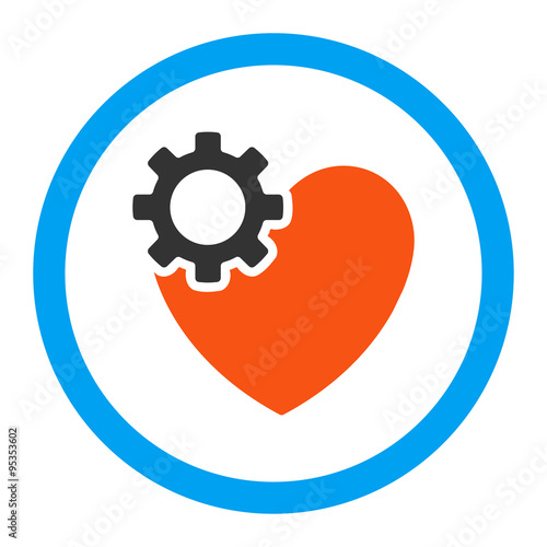 Heart Surgery Rounded Vector Icon