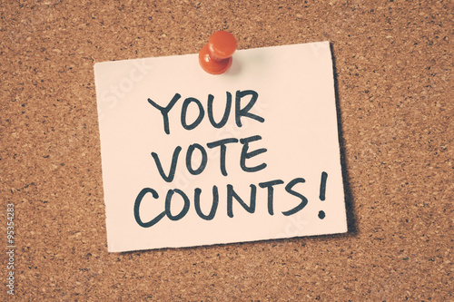 your vote counts