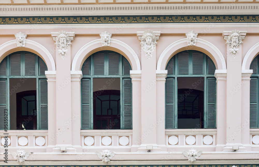 Obraz premium French colonial architecture