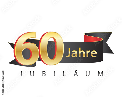 60  jahre jubiläum schwarz logo