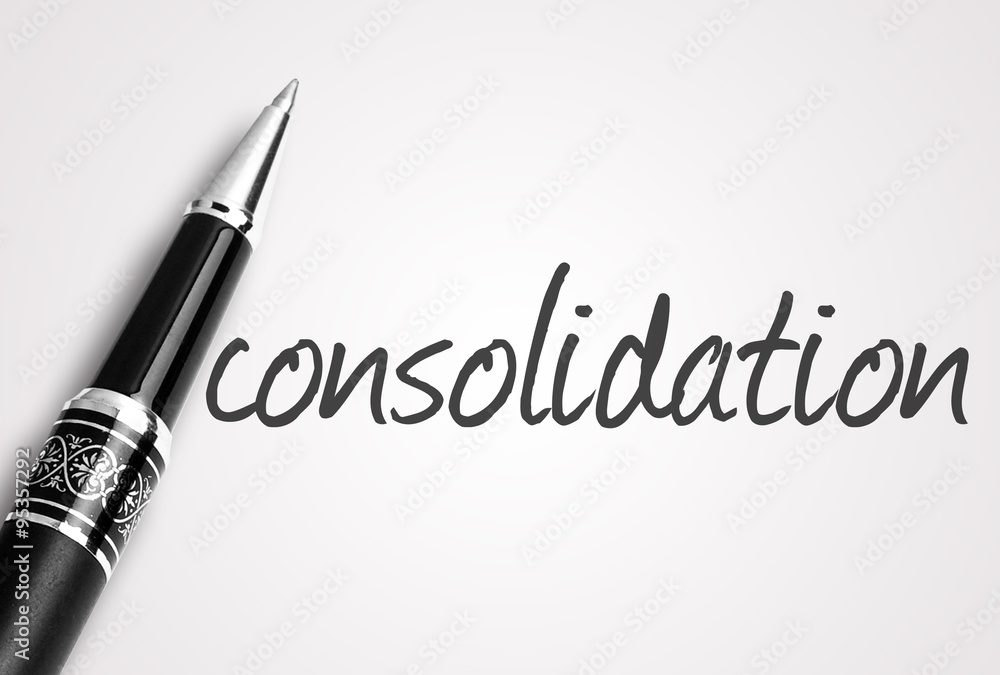 pen writes consolidation on white blank paper pen writes consolidation on white blank paper