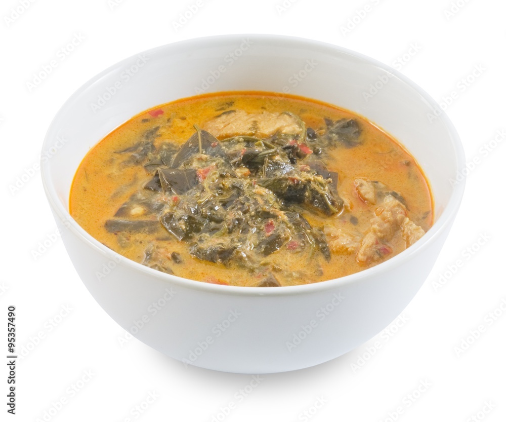 Delicious Coconut Milk Curry with Cassia Leaves Delicious Coconut Milk Curry with Cassia Leaves
