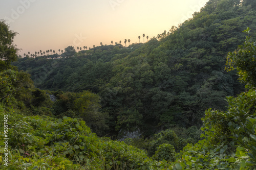 sunset at jungmun photo