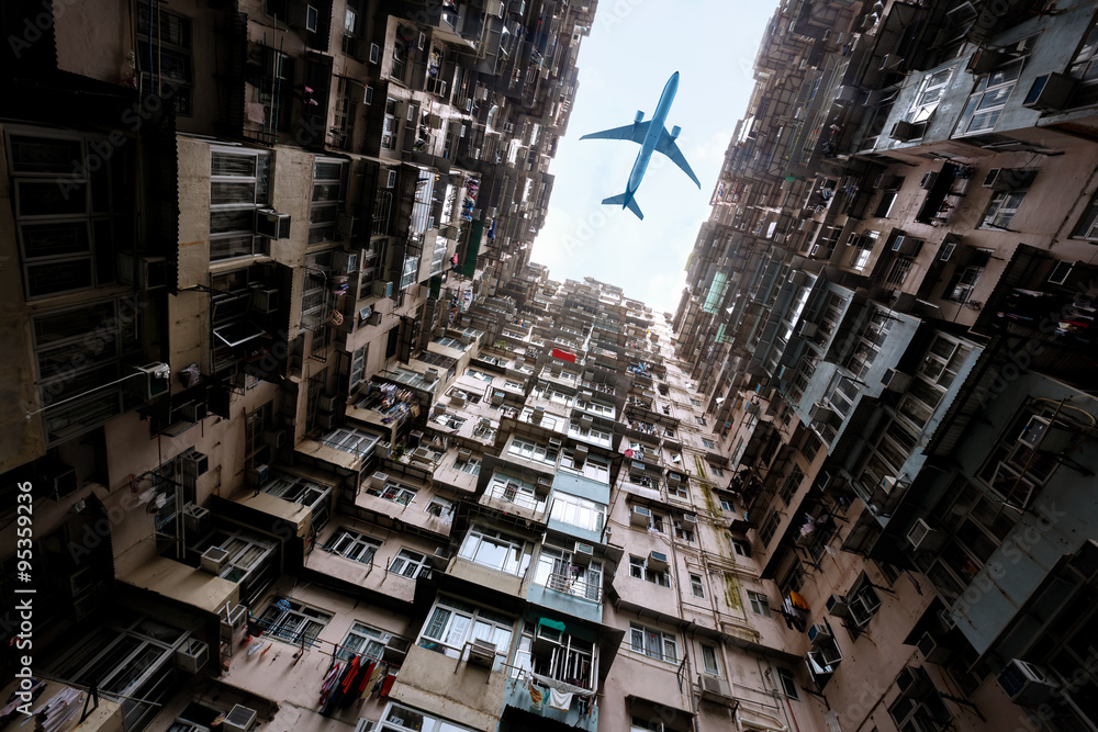 Old apartment in hong kong