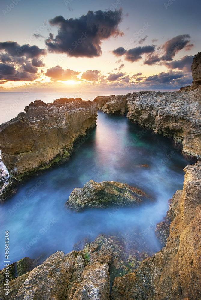 Naklejka premium Beautiful seascape