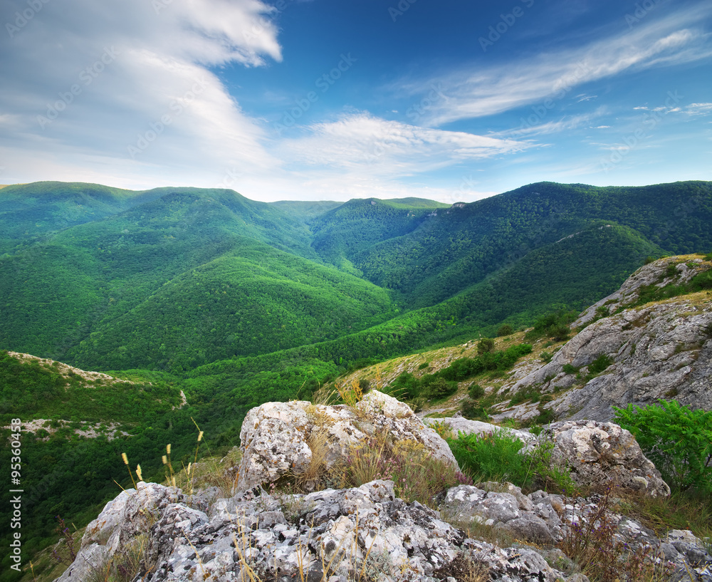 Beautiful mountain landscape. Beautiful mountain landscape.