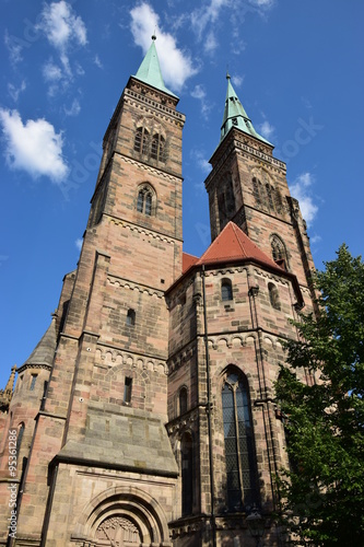 View in the city of Nuremberg, Bavaria, Germany