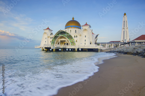 Malacca Straits Mosque ( Masjid Selat Melaka), It is a mosque lo