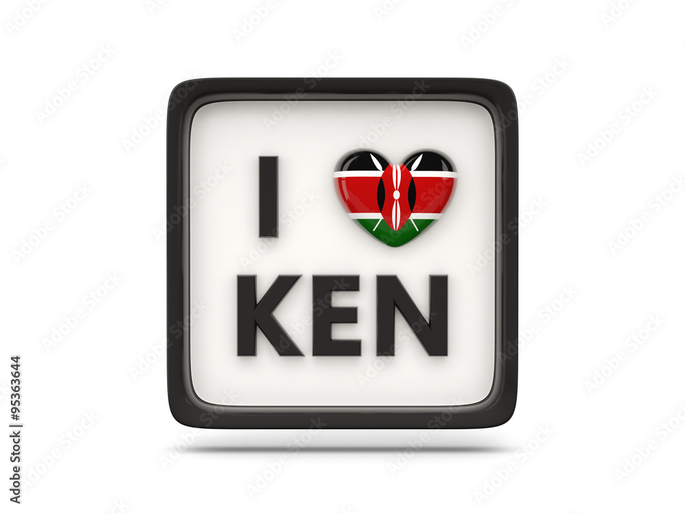 I love kenya sign I love kenya sign
