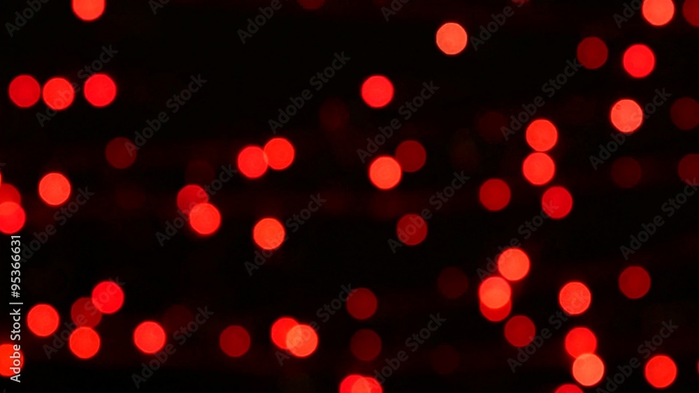 Unusual decoration - a round shiny gold toy on christmas tree, bokeh, light, black, garland, cam moves to the right Unusual decoration - a round shiny gold toy on christmas tree, bokeh, light, black, garland, cam moves to the right