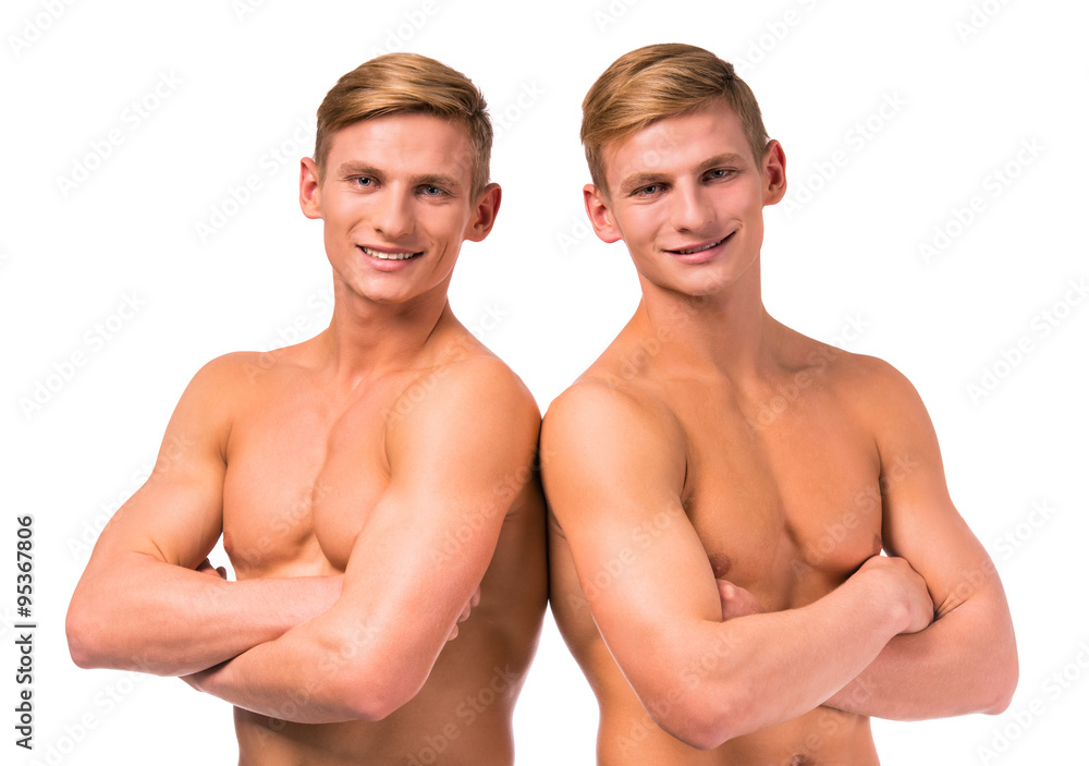 Two twin boys Two twin boys