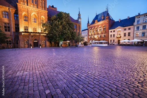 Obraz Wieczór na Rynku Starego Miasta w Toruniu