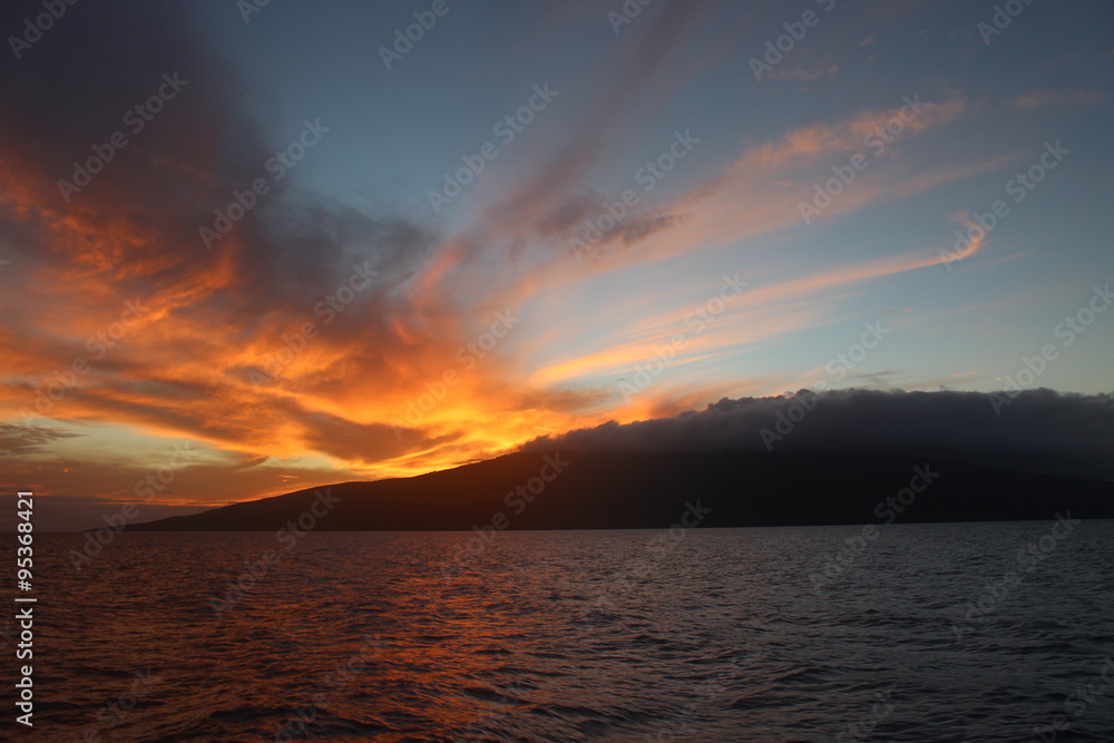 Sunset/Lanai,Hawaii