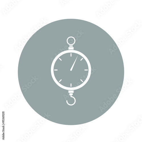 scales icon. Flat design style