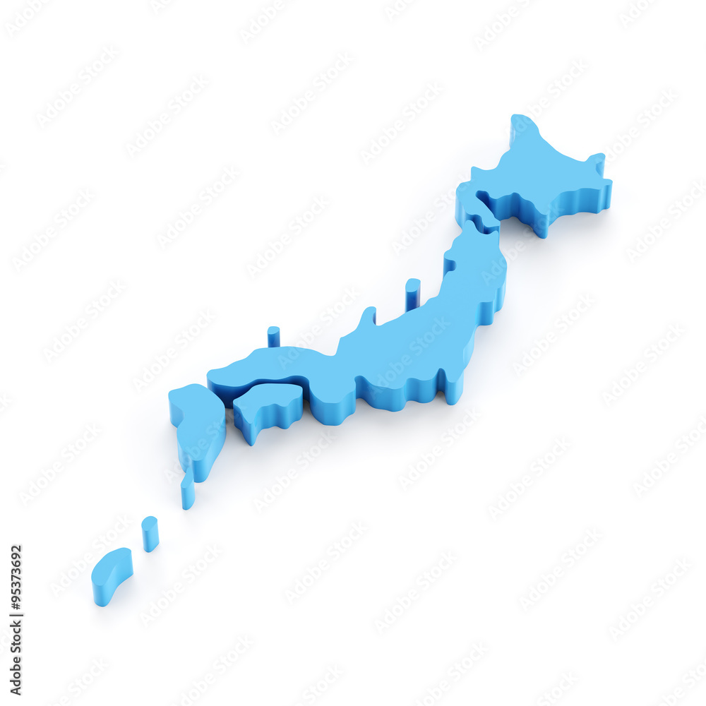 Fototapeta premium Map of Japan