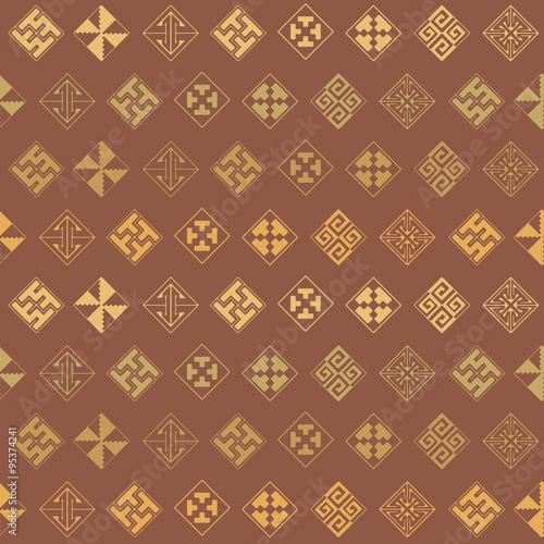 Seamless background with Celtic geometric ornament for your design