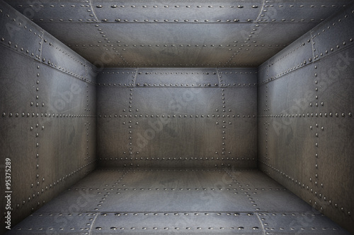 Rooms as textured metal helicopter