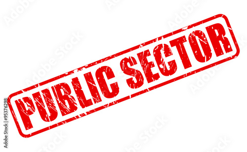 PUBLIC SECTOR red stamp text