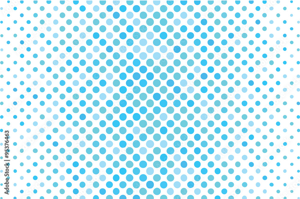 Halftone dots on a white background.  Halftone background  for your design. Vector illustration