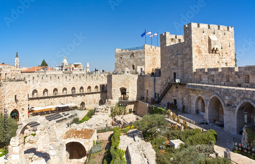 Israel  Jerusalem  the Citadel and the Tower of David