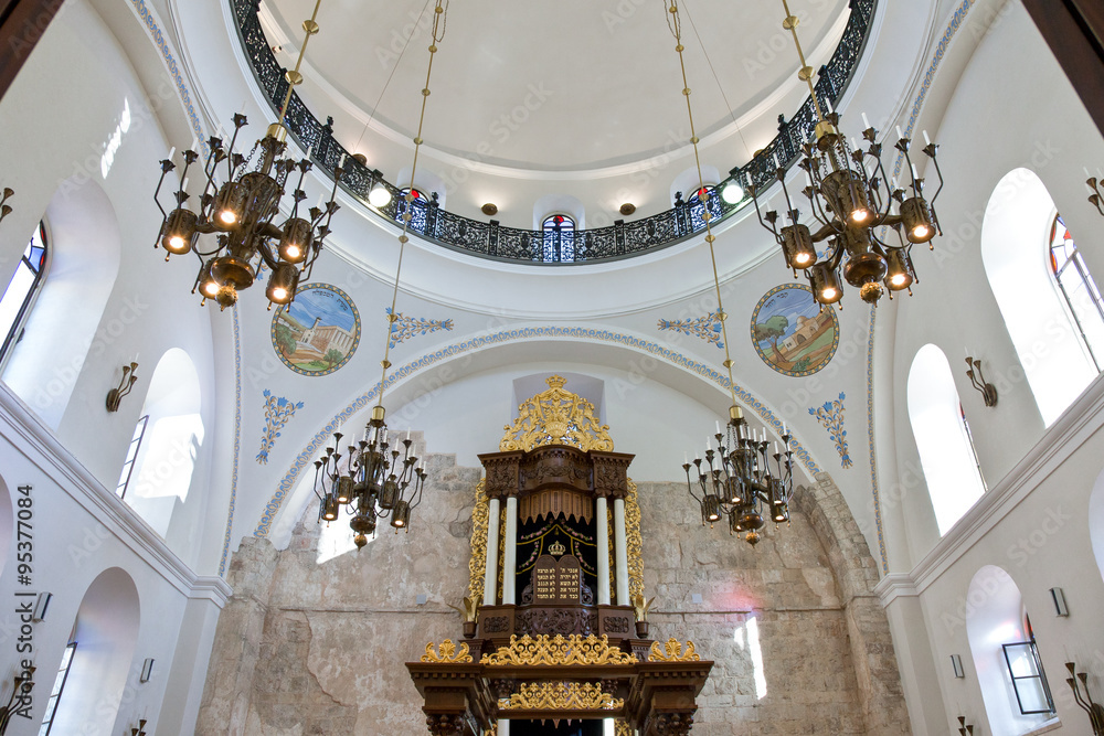 Obraz premium Israel, Jerusalem, the Hurva synagogue