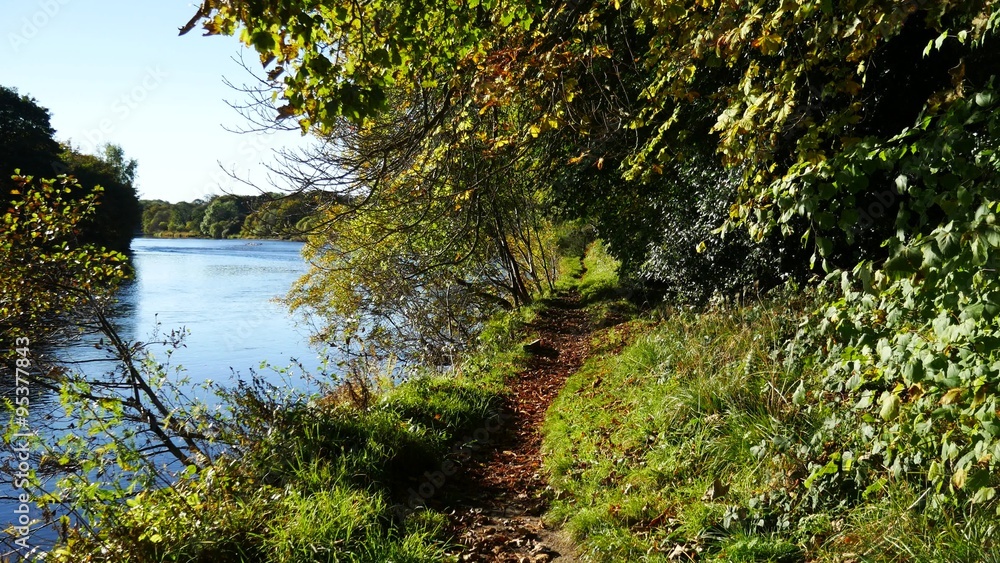 Autumn Landscape and River Dee in Aberdeen, Scotland UK
Autumn Landscape and River Dee in Aberdeen, Scotland UK