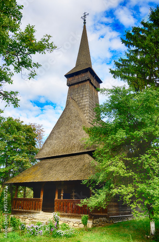 The old church,village museum,Bucharest,Romania,Europe.HDR image