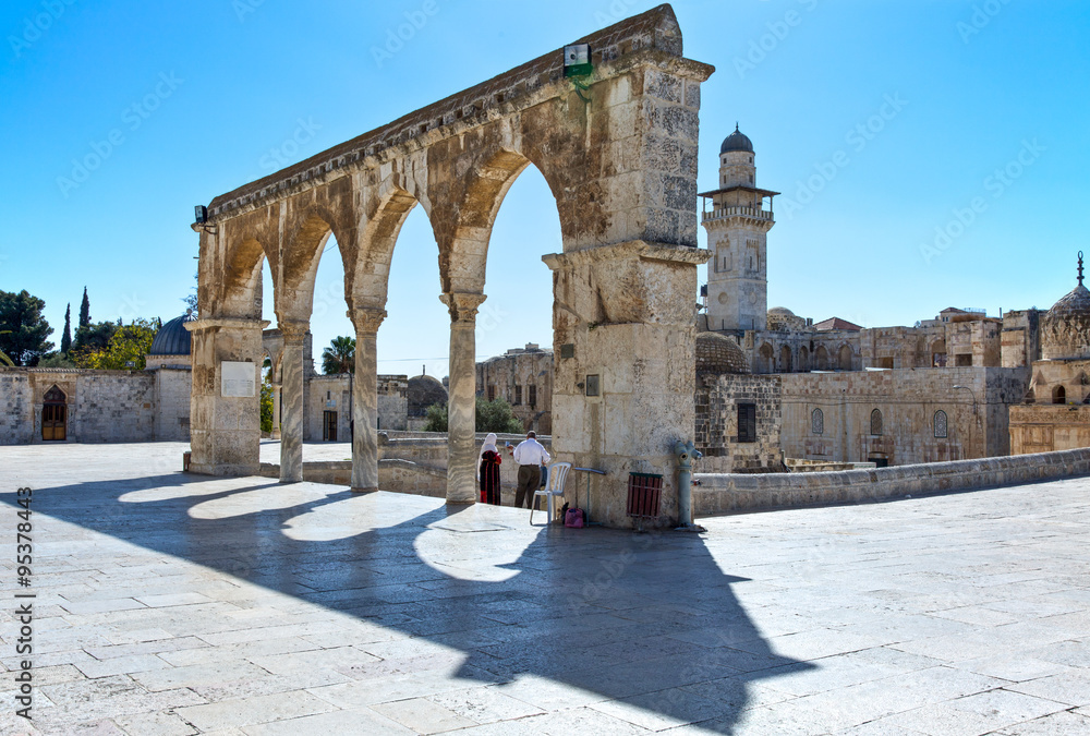 Israel, Jerusalem, a gateway to the Temple Mount (Har Habait)