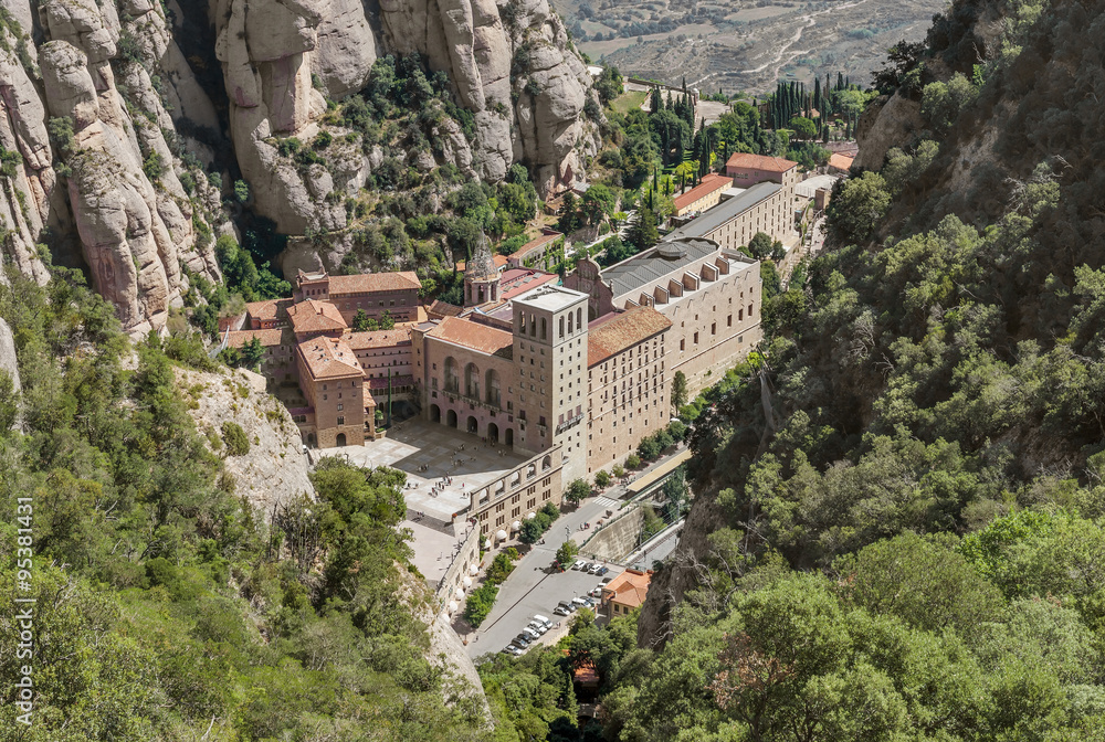Montserrat Monastery - obrazy, fototapety, plakaty 