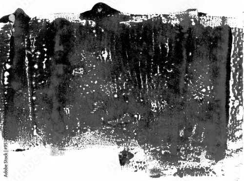 Black rolled ink texture
