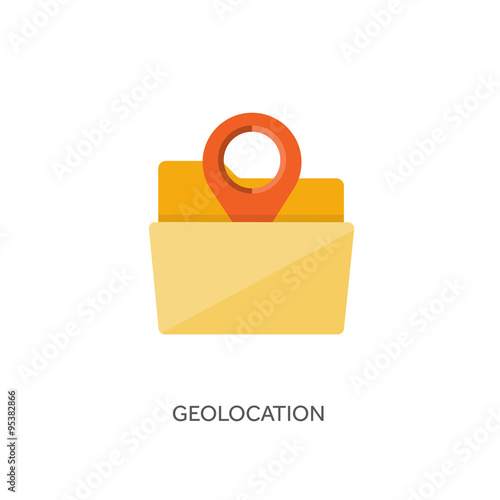 Vector illustration. Flat background with envelope. Emailing concept background. Spam and sms writing.Lettering