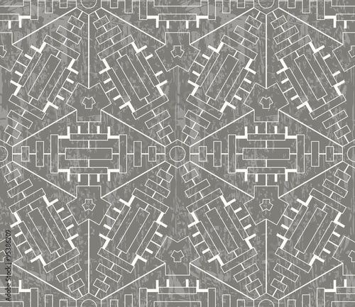 Obraz na płótnie Vintage tribal background w salonie